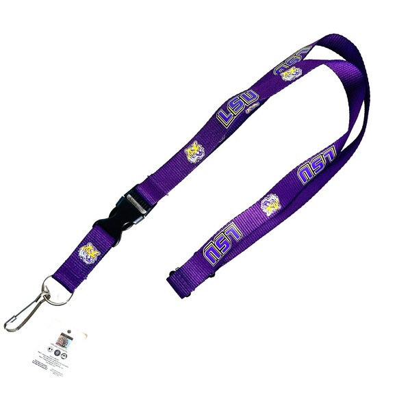 Logo Lanyards Ohio State Buckeyes - Missouri Tigers Cleveland Indians LSU Tigers - Picture 5 of 6